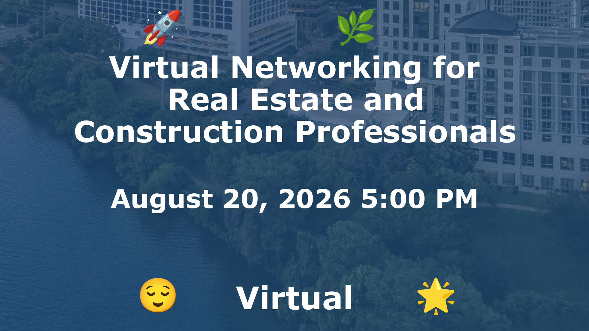 Virtual Networking for Real Estate and Construction Professionals event image
